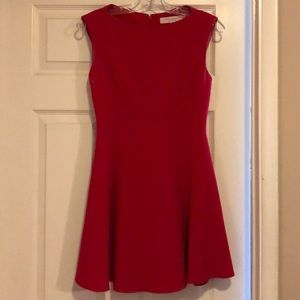 French Connection red skater dress